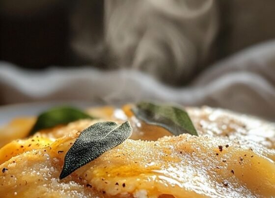Homemade Pumpkin Ravioli with Brown Butter Sauce prepared at home with simple ingredients and clear steps.