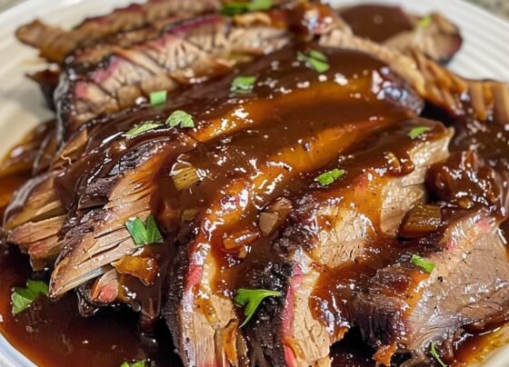 Slow Cooker Beef Brisket with BBQ Sauce prepared at home with simple ingredients and clear steps.