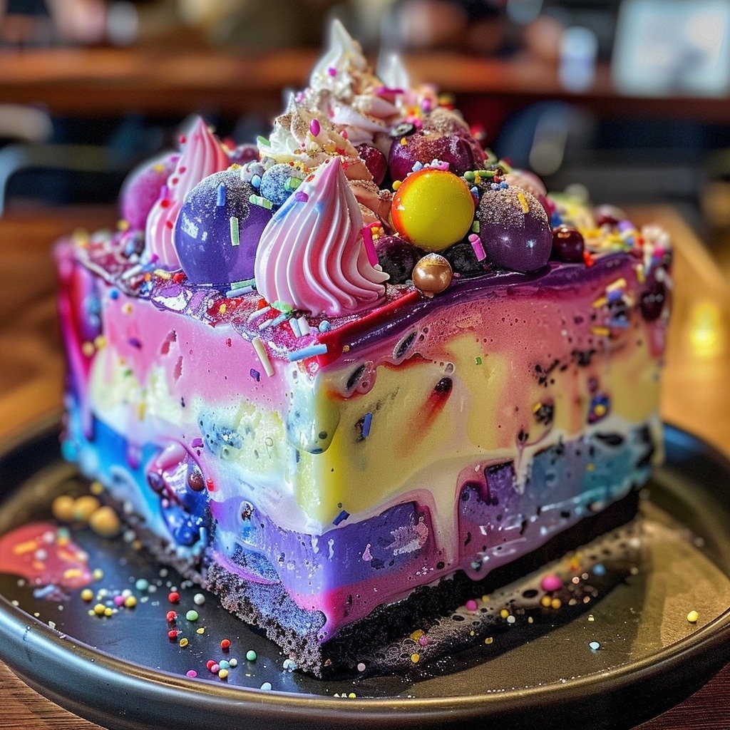 Ultimate Galaxy Ice Cream Cake