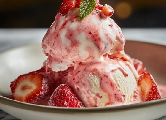 Dive into the Ultimate Summer Treat: Strawberry Sensation Ice Cream prepared at home with simple ingredients and clear steps.