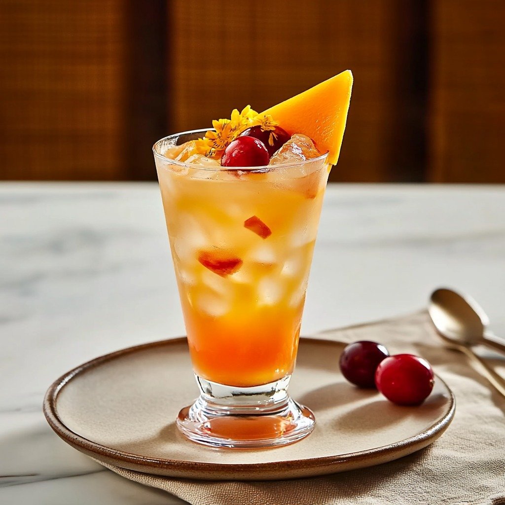 Fruity Sex on the Beach Cocktail