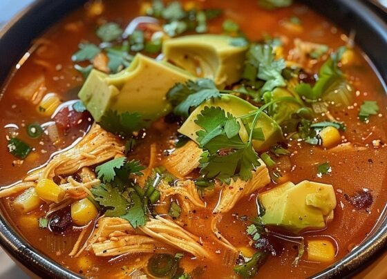 Chicken Tortilla Soup prepared at home with simple ingredients and clear steps.