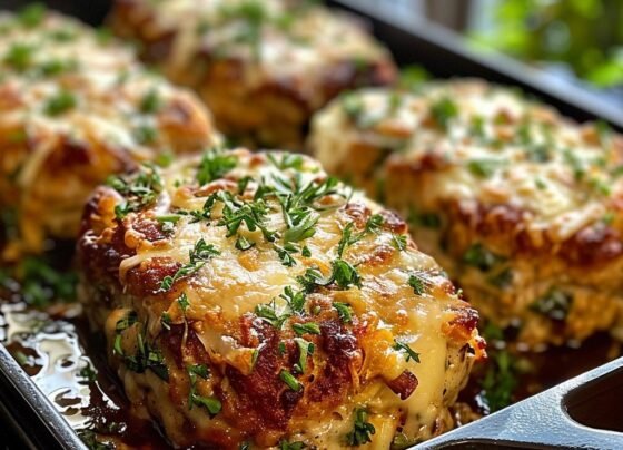Garlic Parmesan Chicken Meatloaves prepared at home with simple ingredients and clear steps.