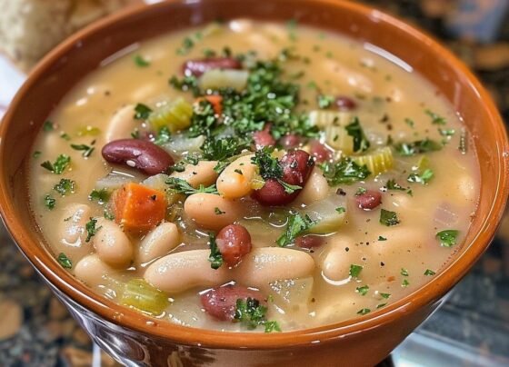 Hearty Bean Soup prepared at home with simple ingredients and clear steps.