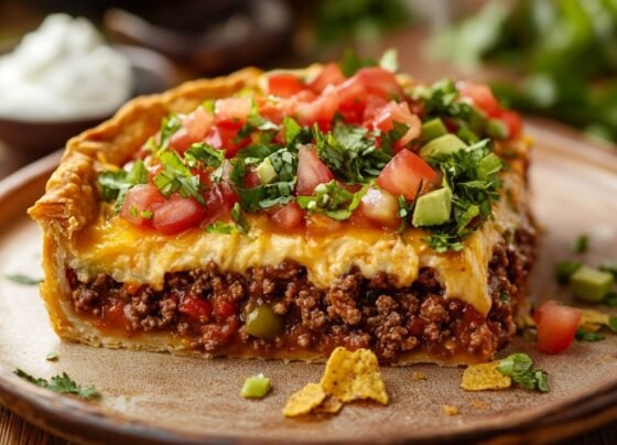 Delicious Taco Pie Recipe prepared at home with simple ingredients and clear steps.