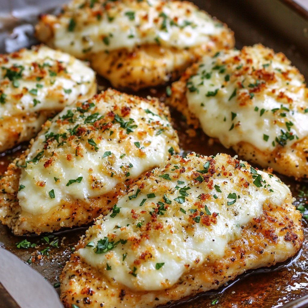 Mozzarella-Crusted Chicken Recipe | Cheesy & Flavorful