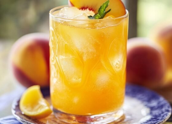 Refreshing Homemade Peach Lemonade Recipe prepared at home with simple ingredients and clear steps.