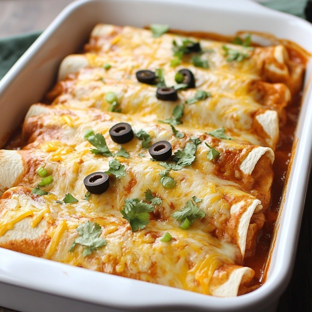 Beef Enchiladas Recipe | Cheesy and Flavorful