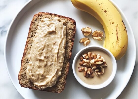 Vegan Banana Bread Recipe | Moist and Delicious prepared at home with simple ingredients and clear steps.
