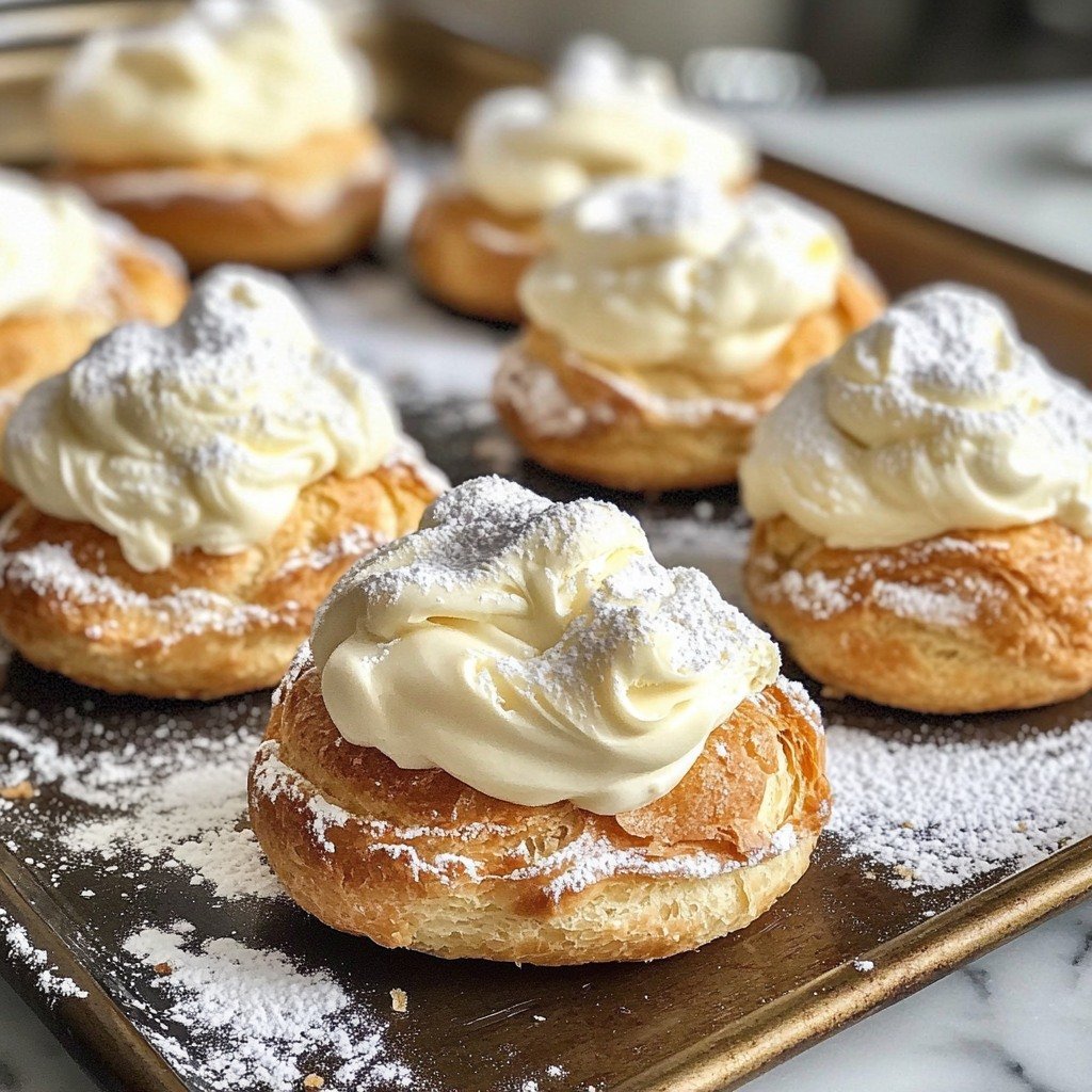 Cream Puffs – Light and Airy Choux Pastry Filled with Sweet Cream