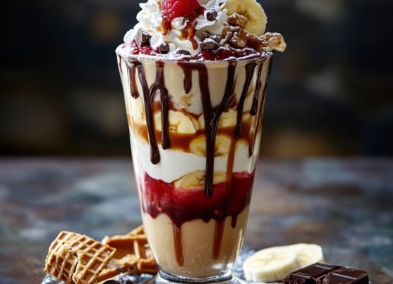 Banana Split Milkshake Recipe prepared at home with simple ingredients and clear steps.