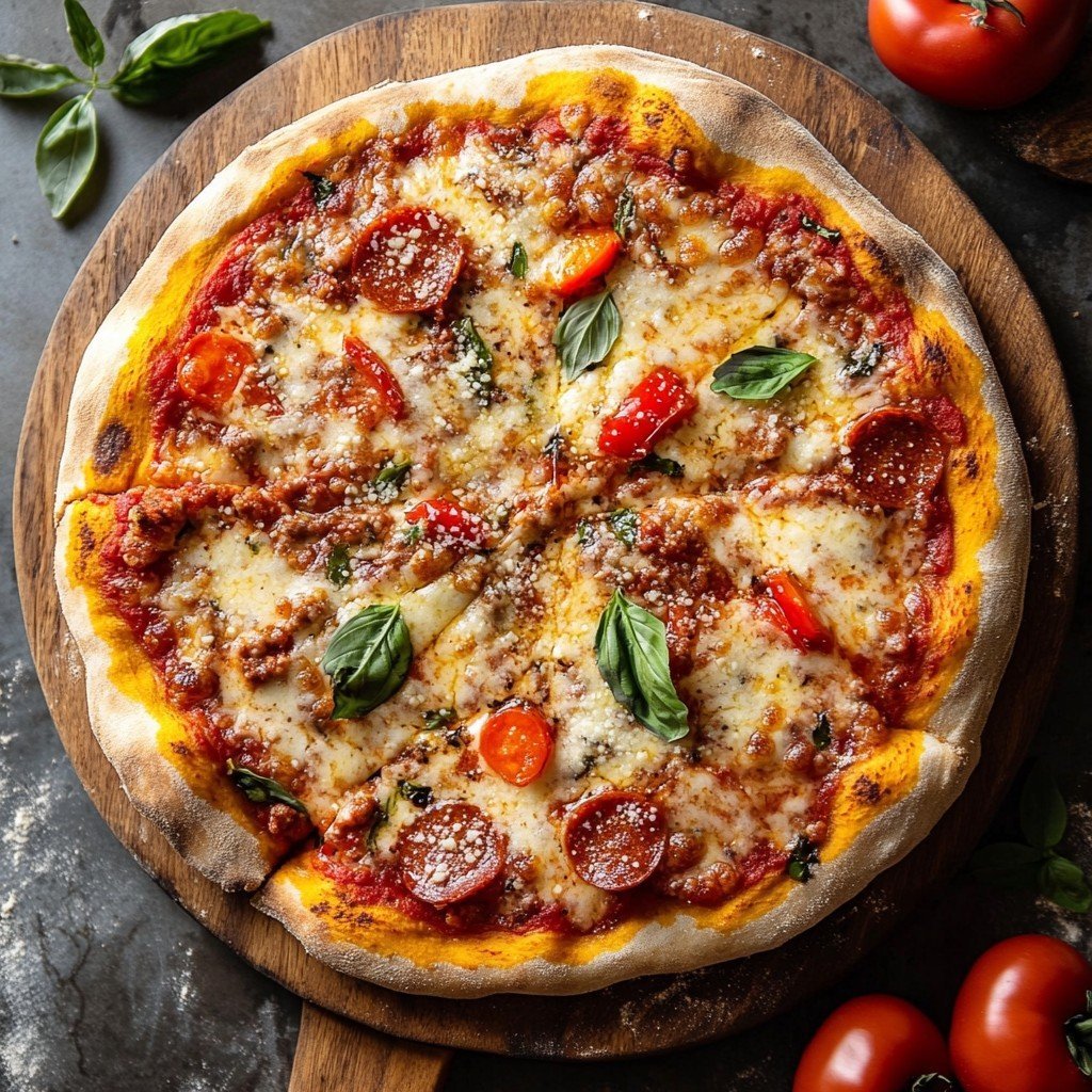 Homemade Pizza Recipe | Customizable and Delicious