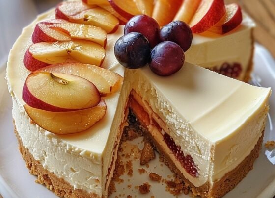 Orchard Fresh Cheesecake prepared at home with simple ingredients and clear steps.
