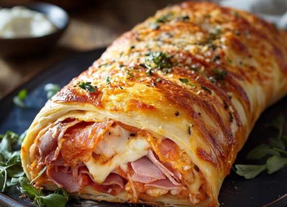 Craving something delicious? One bite of this Irresistible Homemade Stromboli will have you hooked! Discover how easy it is to create this flavorful treat that’s perfect for any occasion. #Stromboli prepared at home with simple ingredients and clear steps.