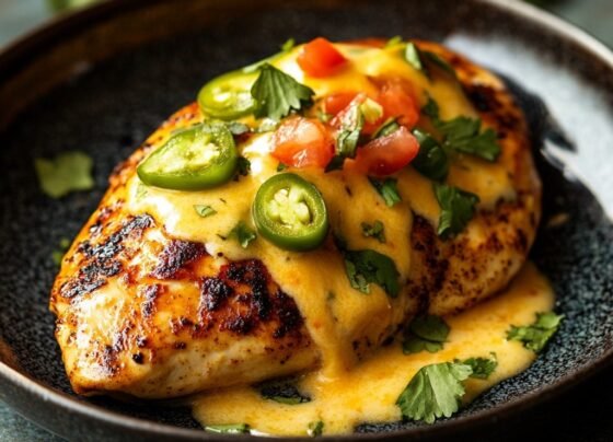 Elevate Your Dinner Game! Why settle for the ordinary when you can indulge in this Mouthwatering Mexican Chicken with Creamy Cheese Sauce? Perfectly seasoned and smothered in a rich
