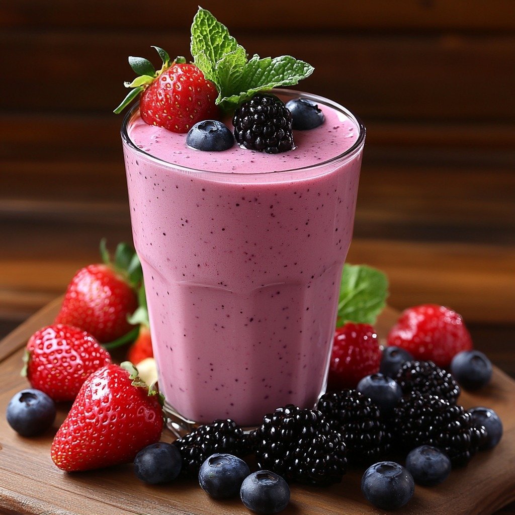 Mixed Berry Smoothie Recipe | Refreshing and Antioxidant-Rich