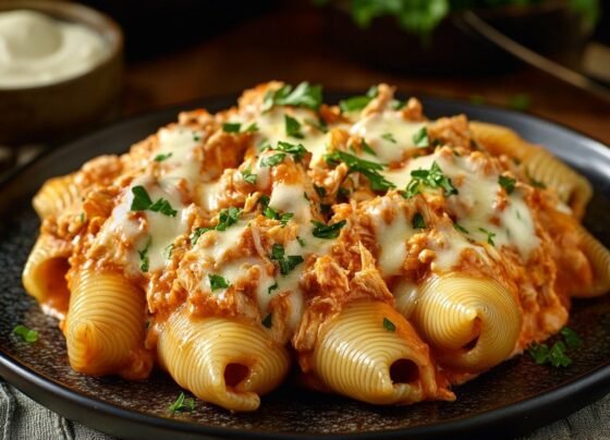 Warning: Proceed with Caution—These Million Dollar Chicken Alfredo Stuffed Shells Are Dangerously Delicious! prepared at home with simple ingredients and clear steps.