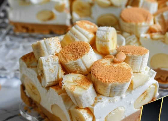 Banana Pudding Cheesecake Squares prepared at home with simple ingredients and clear steps.