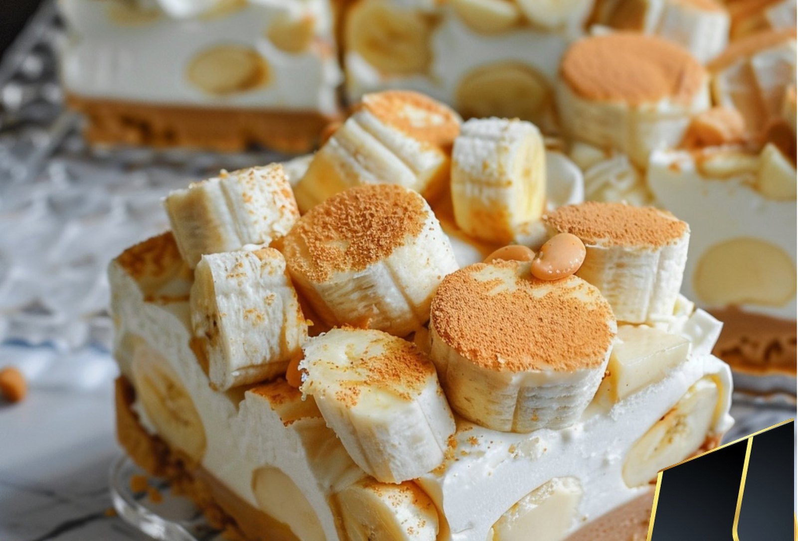 Banana Pudding Cheesecake Squares