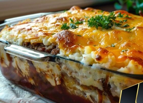 Cowboy Meatloaf and Potato Casserole prepared at home with simple ingredients and clear steps.