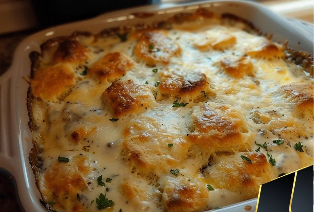 Biscuits and Gravy Casserole