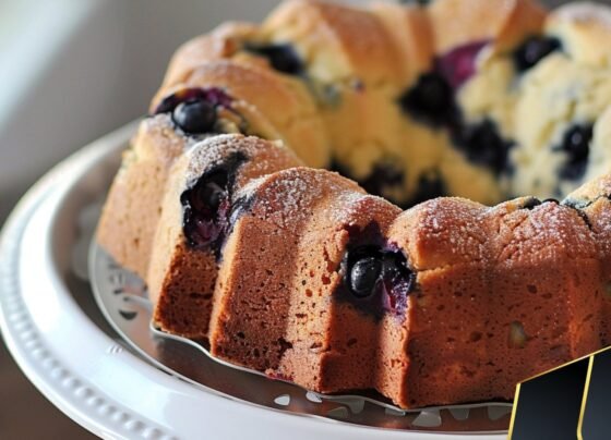 Blueberry Sour Cream Coffee Cake prepared at home with simple ingredients and clear steps.