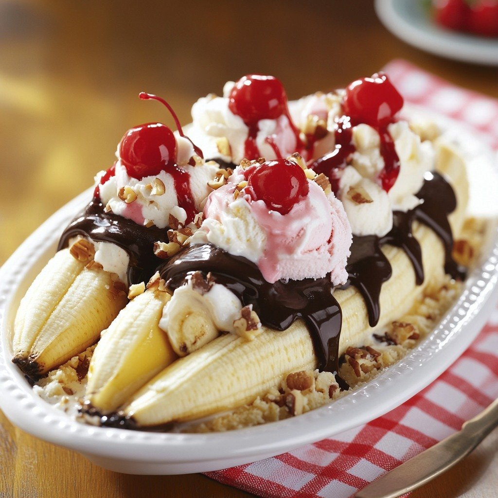 Banana Split Recipe | Classic Ice Cream Sundae