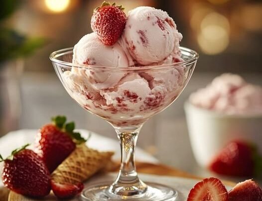 Strawberry Sensation Ice Cream prepared at home with simple ingredients and clear steps.