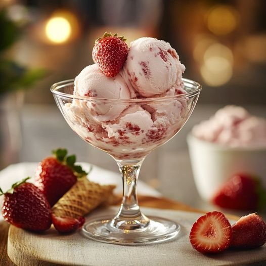 Strawberry Sensation Ice Cream