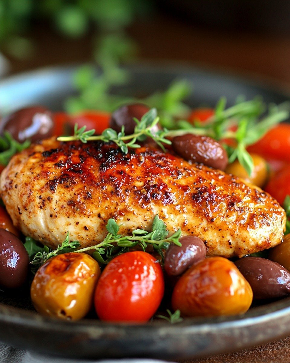 Mediterranean Magic Herb Baked Chicken