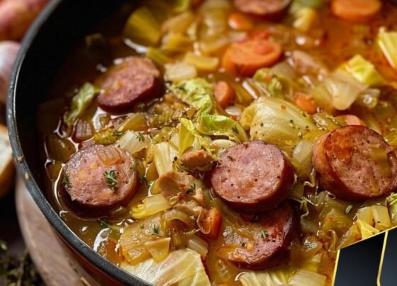 Cabbage Soup With Smoked Sausage prepared at home with simple ingredients and clear steps.