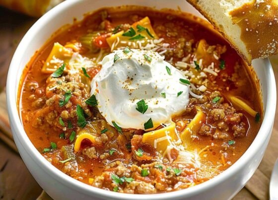 Lasagna Soup prepared at home with simple ingredients and clear steps.