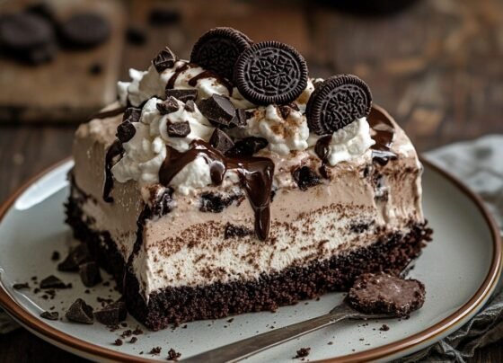 Oreo Brookie Ice Cream Cake Recipe prepared at home with simple ingredients and clear steps.