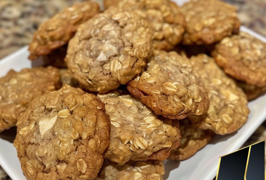 Fresh Apple Oatmeal Cookies