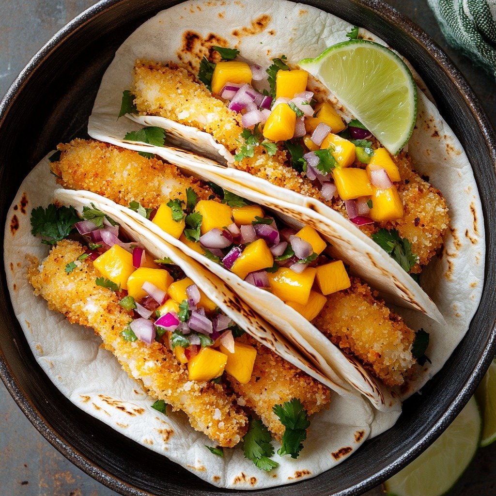 Crispy Fish Tacos with Tangy Mango Salsa: Fresh and Flavorful Recipe