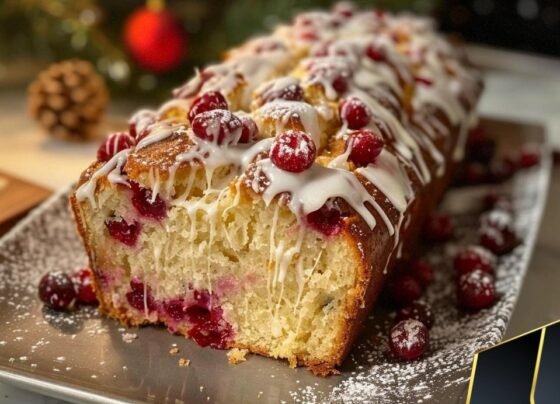Cranberry Orange Bread with Simple Glaze prepared at home with simple ingredients and clear steps.