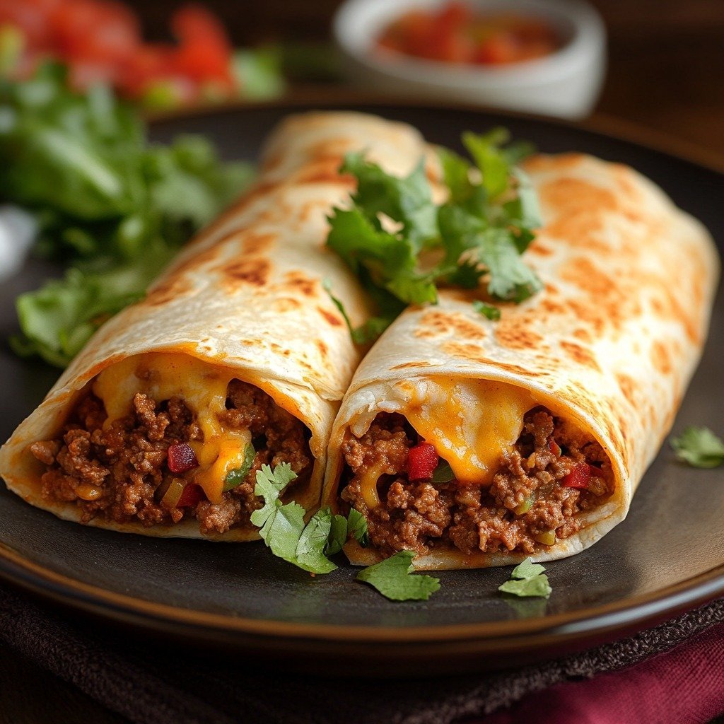 Caught You Scrolling! Dive into These Loaded Taco-Stuffed Cheesy Pockets!