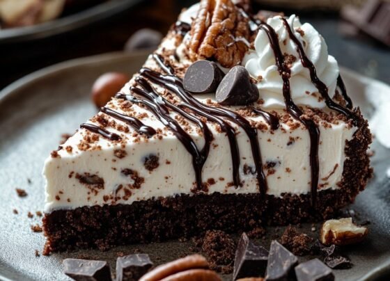 Decadent No-Bake German Chocolate Cheesecake prepared at home with simple ingredients and clear steps.