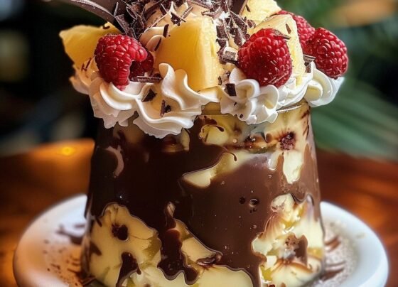 Chocolate Piña Colada with Kahlua Cream Frosting prepared at home with simple ingredients and clear steps.