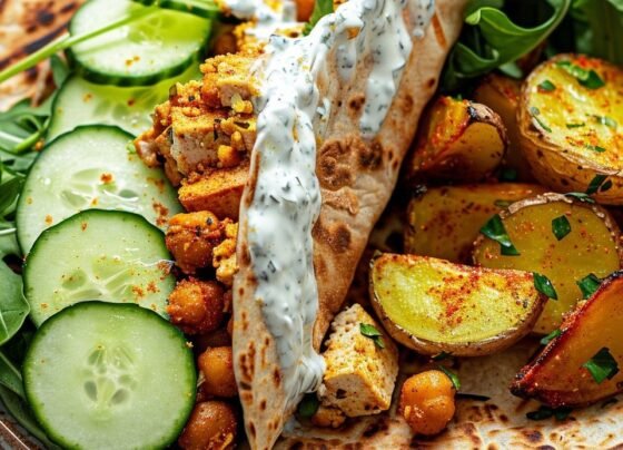 Chicken and Chickpea Wraps prepared at home with simple ingredients and clear steps.