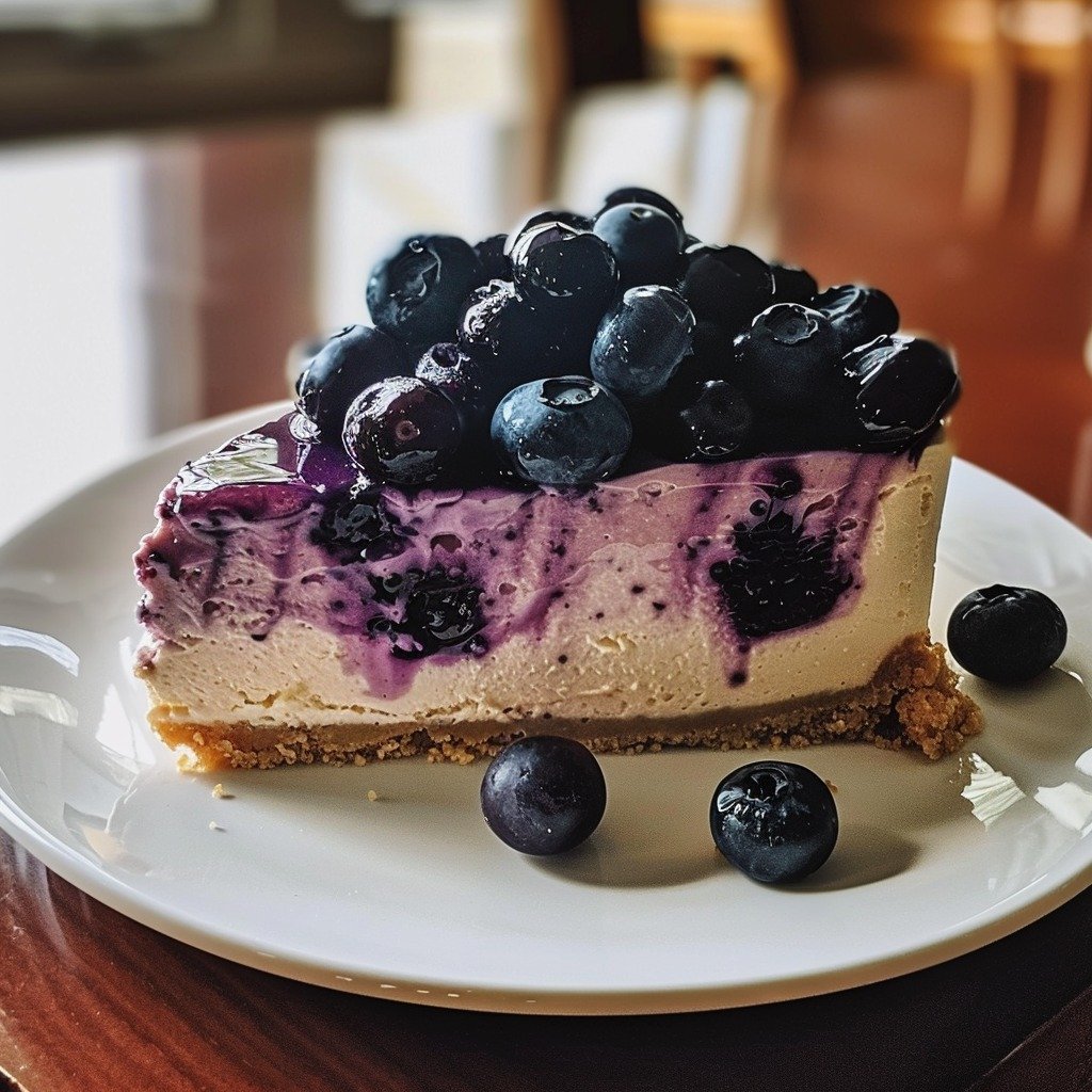 Yummy Blueberry Cheesecake
