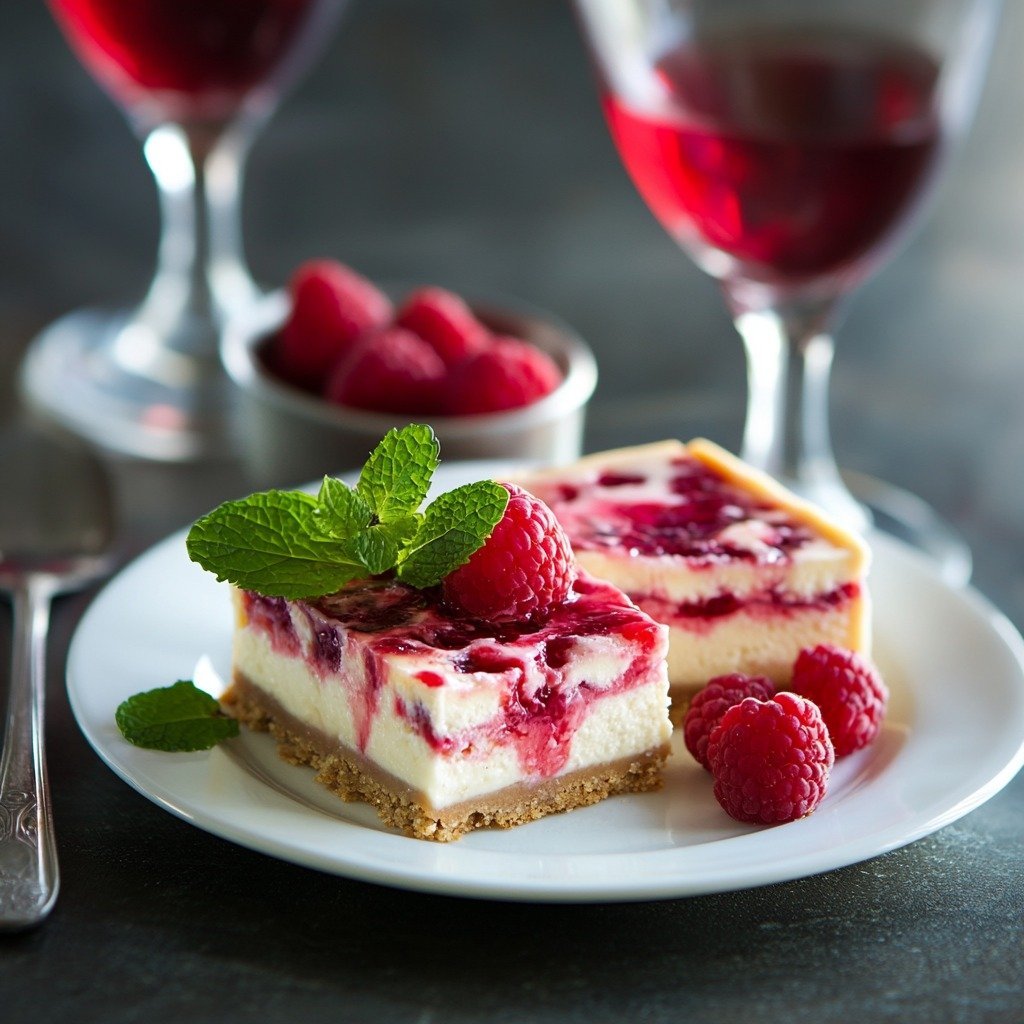 Raspberry Cheesecake Bars