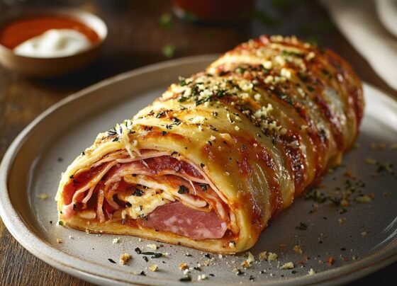 Craving something delicious? One bite of this Irresistible Homemade Stromboli will have you hooked! Discover how easy it is to create this flavorful treat that’s perfect for any occasion. #Stromboli prepared at home with simple ingredients and clear steps.