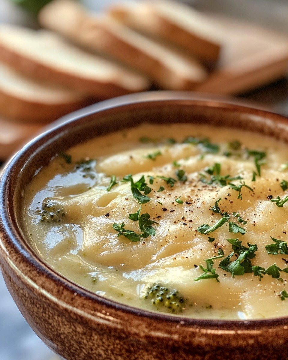 Creamy Broccoli-Cheddar Soup