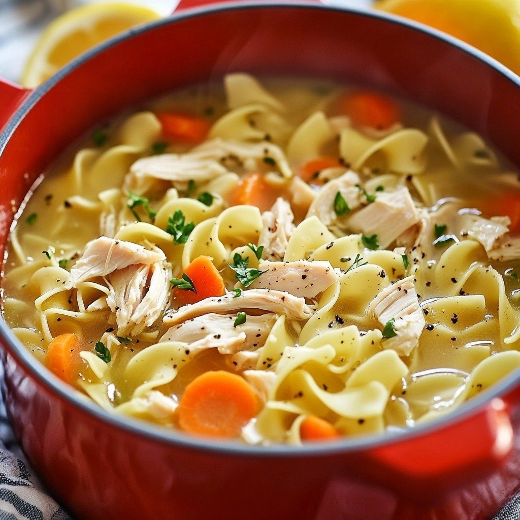 Chicken Noodle Soup Recipe | Comforting and Warm