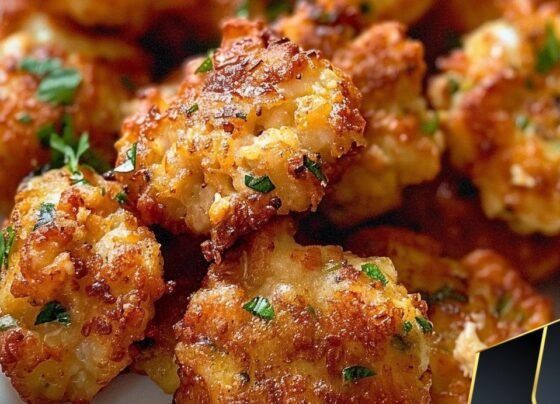 Cheesy Chicken Fritters prepared at home with simple ingredients and clear steps.