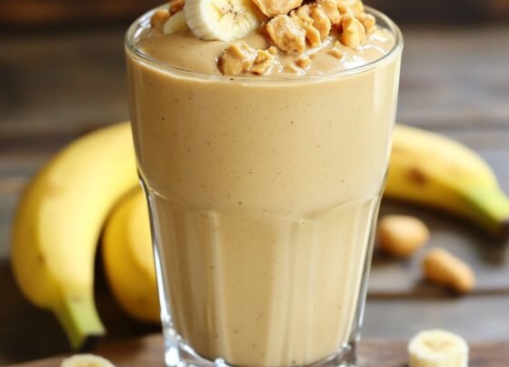 Peanut Butter Banana Smoothie Recipe | Creamy and Satisfying prepared at home with simple ingredients and clear steps.