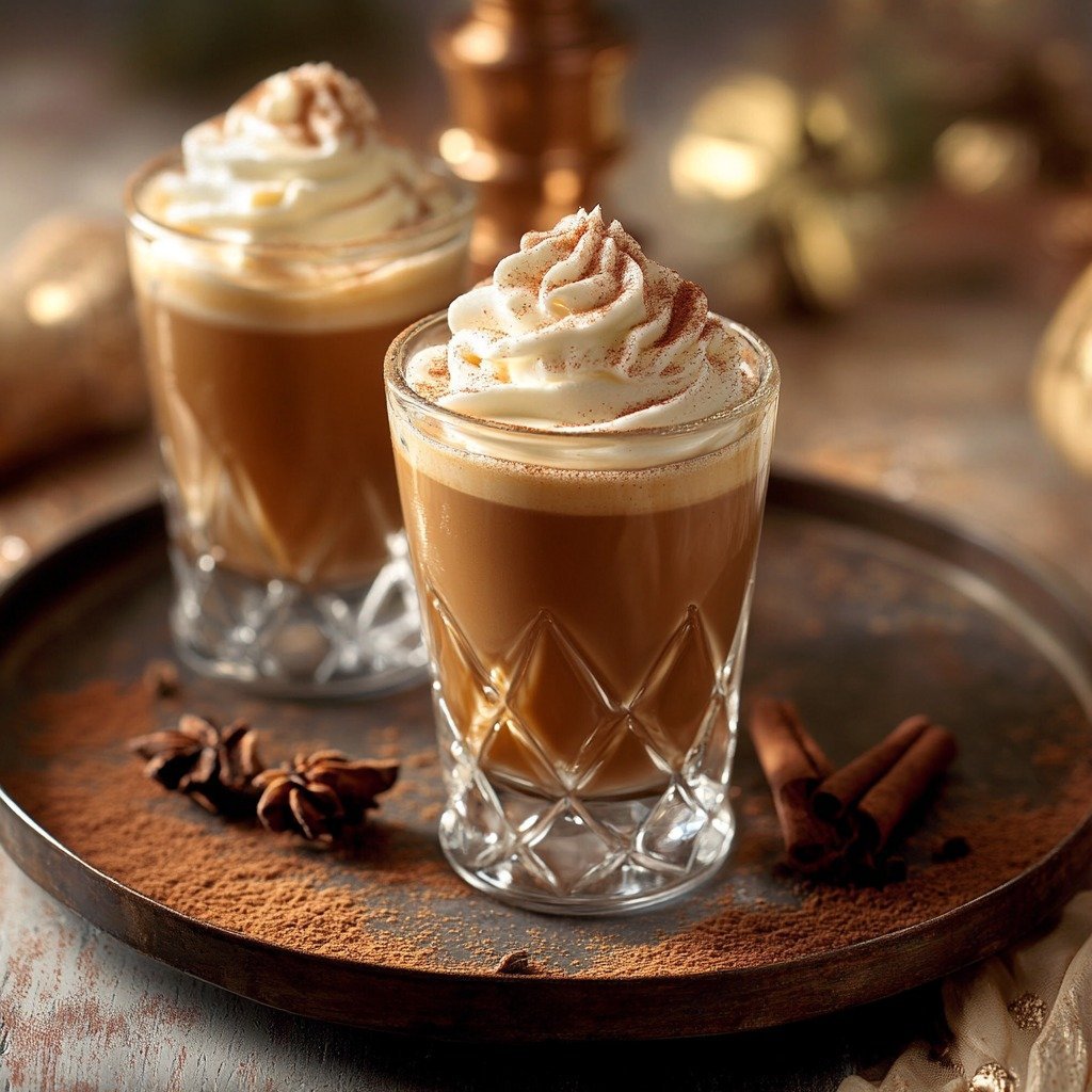 Spiced Coffee Cocktail with Kahlua, Baileys, and Cinnamon Whisky