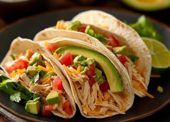 Chicken Avocado Ranch Burritos Recipe prepared at home with simple ingredients and clear steps.