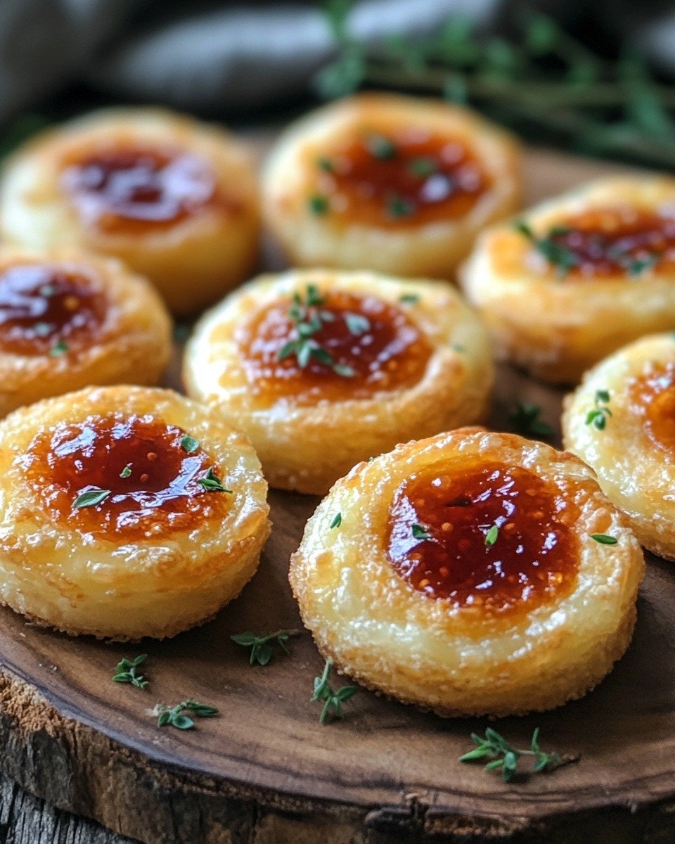 Cheesy Thumbprint Appetisers with Hot Pepper Jelly